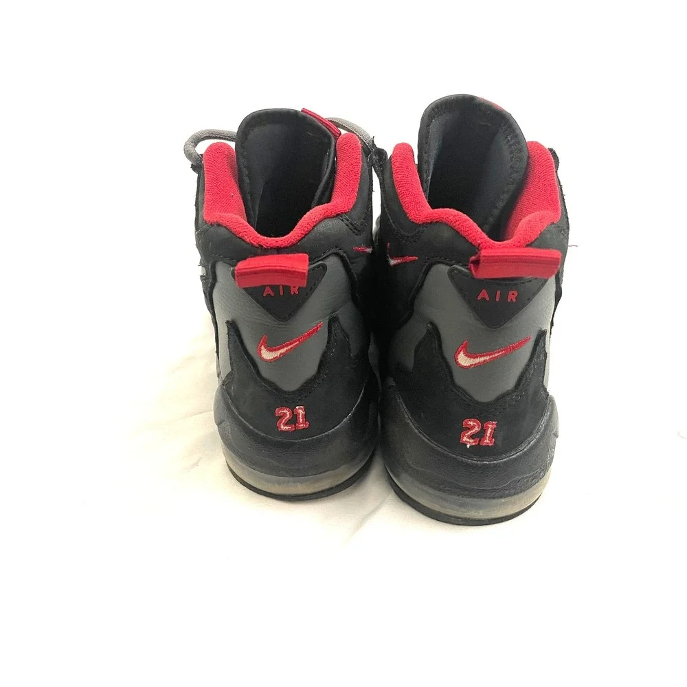 Nike Air DT Max 96 Deion Sanders Size 8 Black Red ATL Falcons HQ3620-010 (READ)